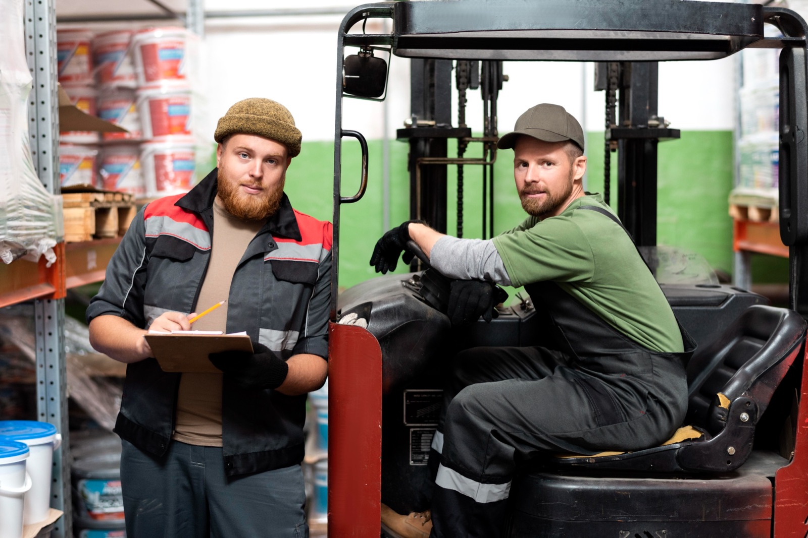 Mr Moffett operators on site
